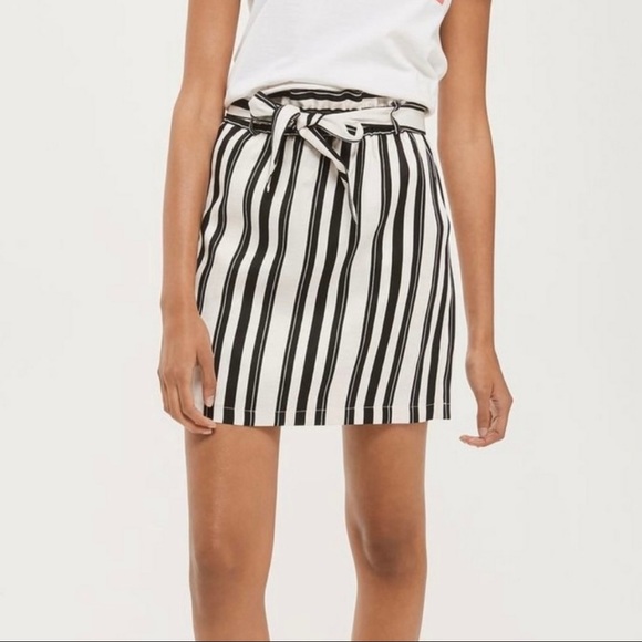 Topshop Stripe Skirt - Picture 7 of 8